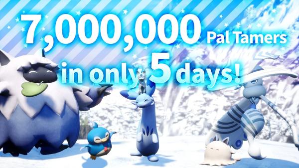 Продажи хитовой выживалки Palworld превысили 7 млн копий в Steam за 5 дней