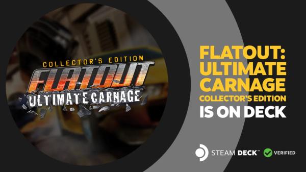 FlatOut Ultimate Carnage получила поддержку Steam Deck и русский перевод