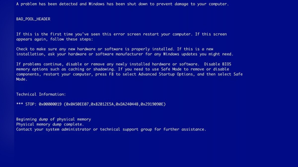 
          Ошибка 0x00000019 (BAD_POOL_HEADER) в Windows — как исправить?
        