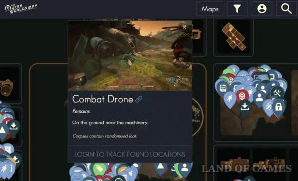 Интерактивная карта The Outer Worlds 2